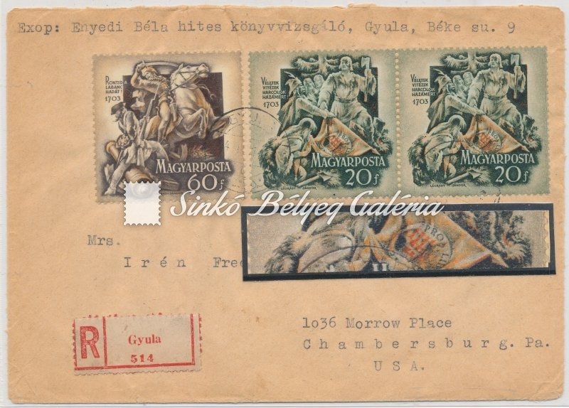 1953. II. Rákóczi Ferenc (II.) - tévnyomat