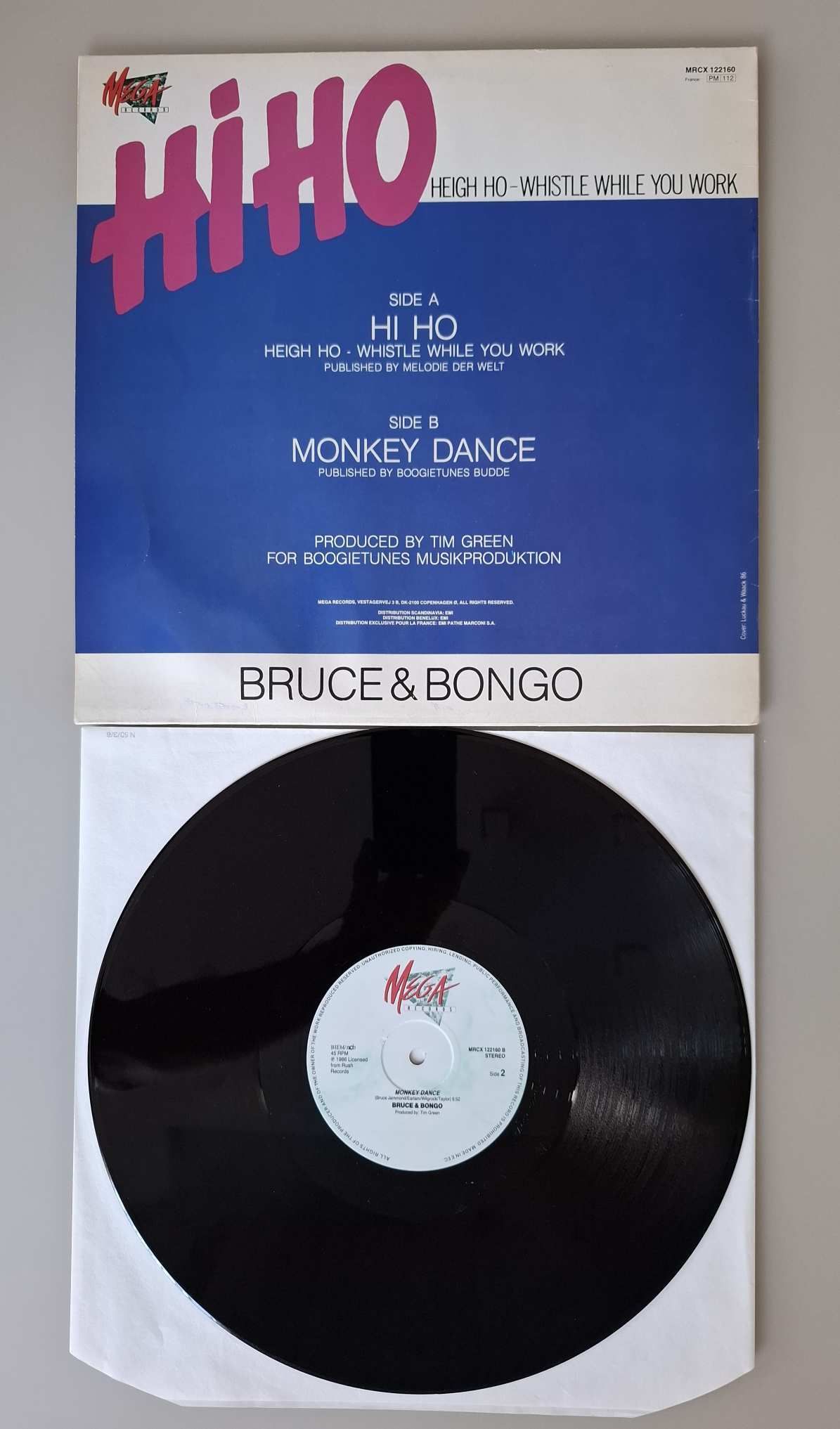 BRUCE & BONGO - HI HO 12" MAXI