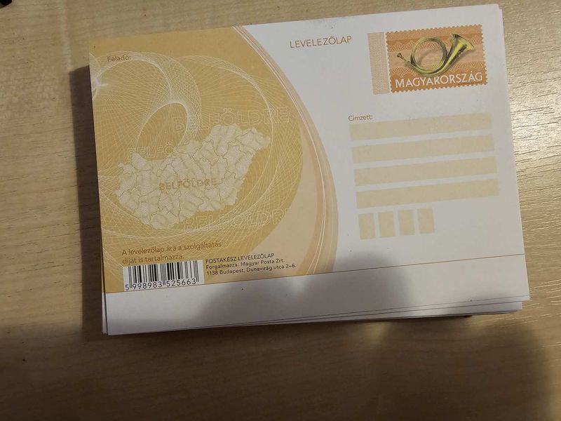 Postatiszta levelezőlap