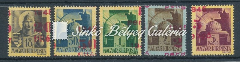 1945. Kisegítő bélyegek (IV.)
