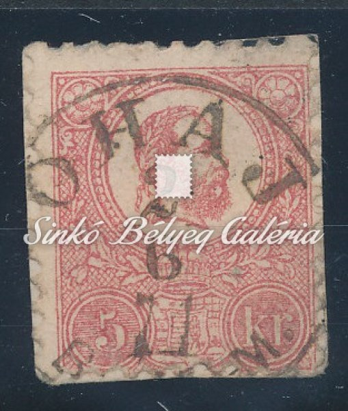 1871. Kőnyomat 5kr, OHAJ