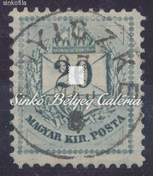 1881. Színesszámú krajcáros 20kr, ENYICZKE