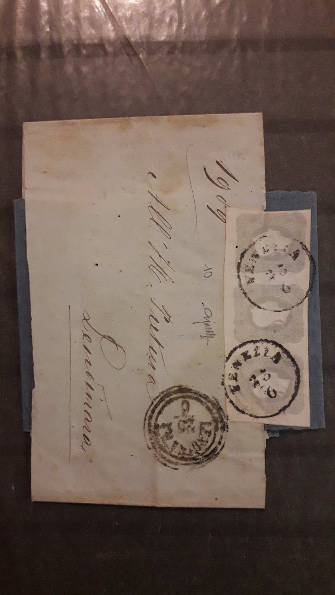 1861. Hírlapbélyeg 3-as csík címszalagon (3200.€+++) RRR +Cert