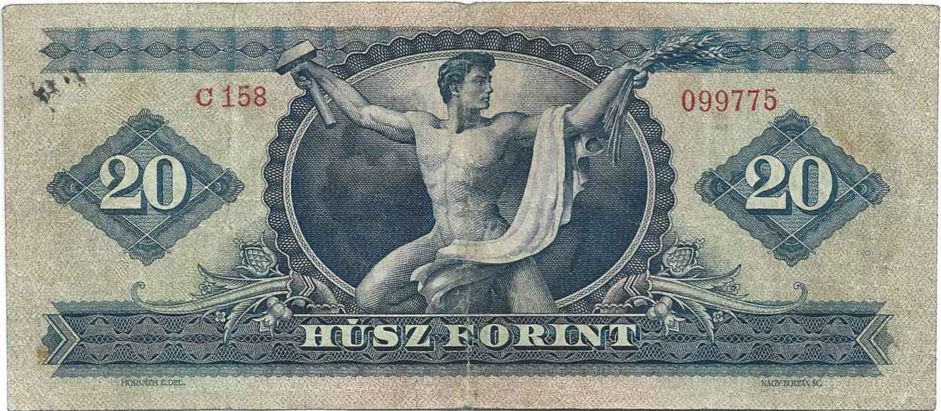 20 forint 1947 3.