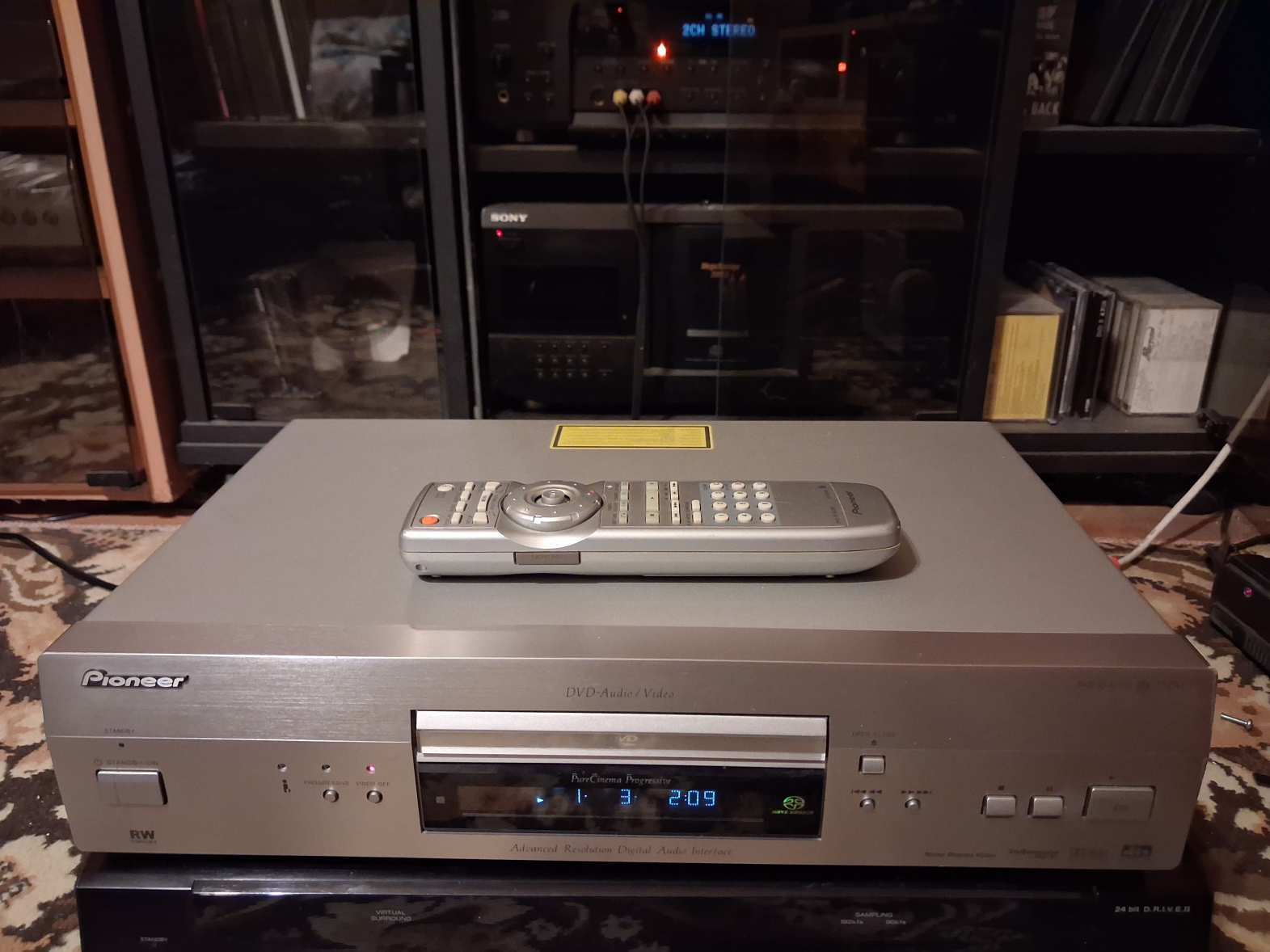 PIONEER LD PLAYER LD-V17 - PIONEER LASERDISC LEJÁTSZÓ japán