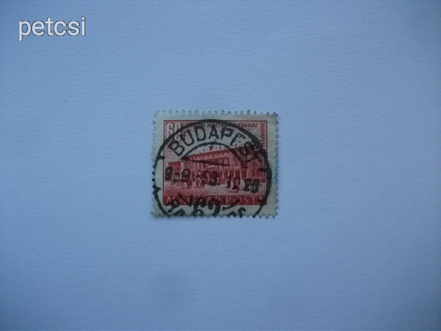 Magyar bélyeg épületek 60 f 1951/53 1 FT-RÓL NMÁ! 1.