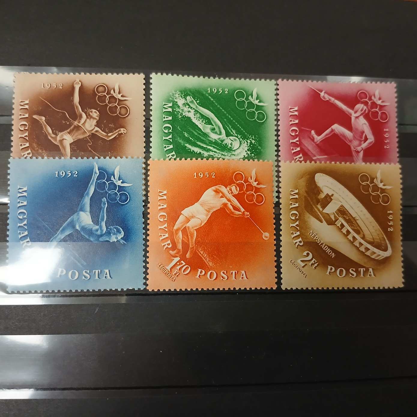 1952.Olimpia Helsinki,postatiszta**, kat:2500ft.