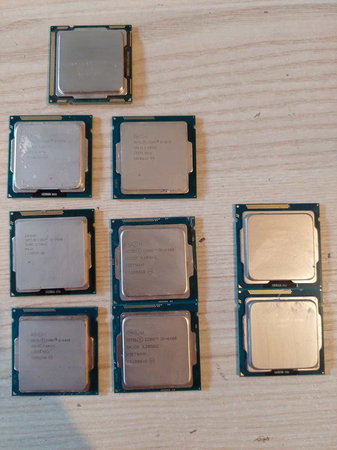 Intel i5 + 2 i7 Processzor Csomag