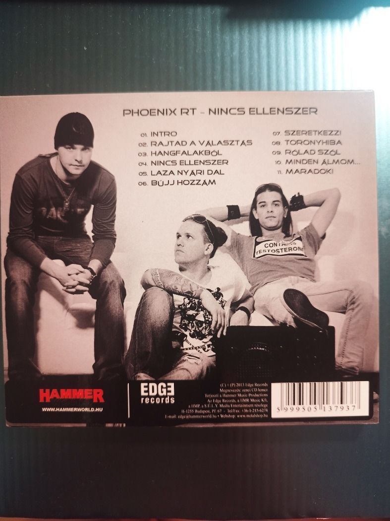 PHOENIX RT - NINCS ELLENSZER                             (2013)       CD ) (digipack)