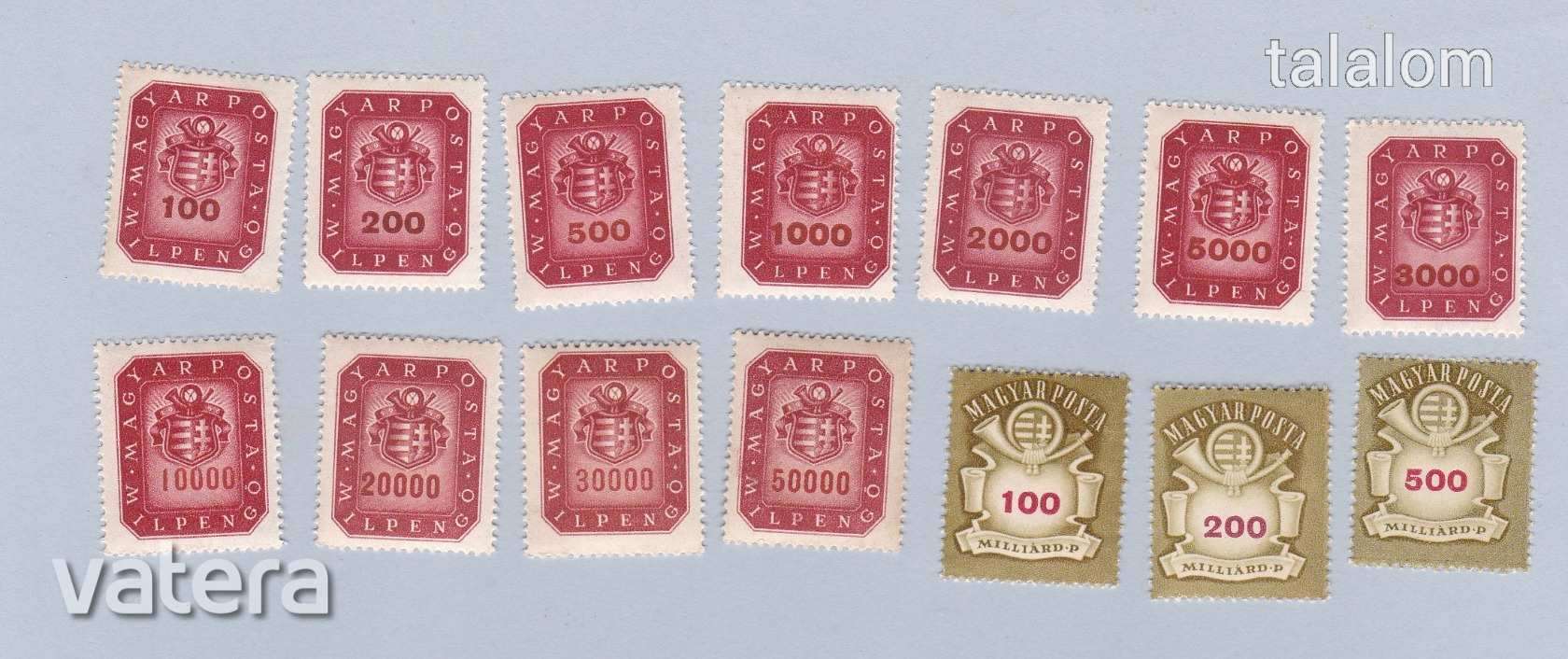 1946.  Milpengős, Milliárdos**