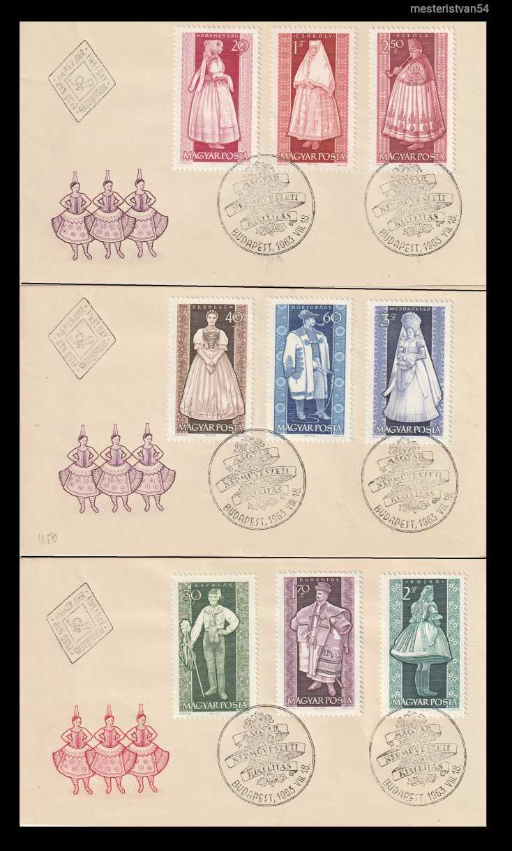 1963 FDC Nepviseletek II M
