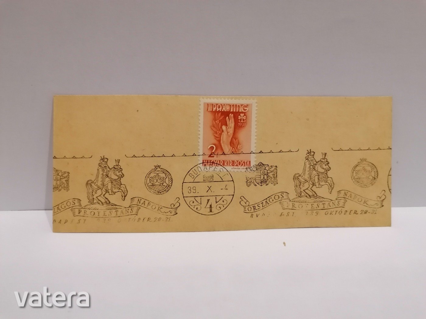 1939. Első napi bélyegzés (K3)