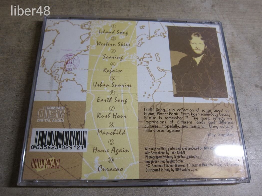 Billy Tragesser – Earth Song // CD lemez (meghosszabbítva: 3530988749 ...
