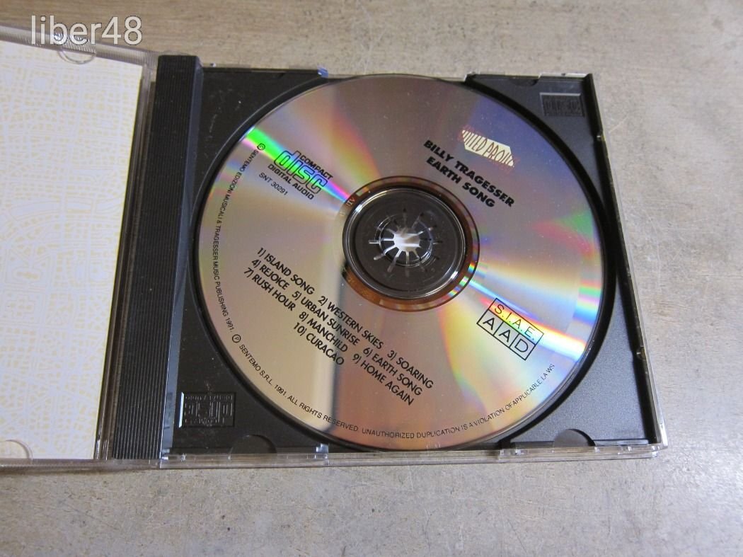 Billy Tragesser – Earth Song // CD lemez (meghosszabbítva: 3530988749 ...