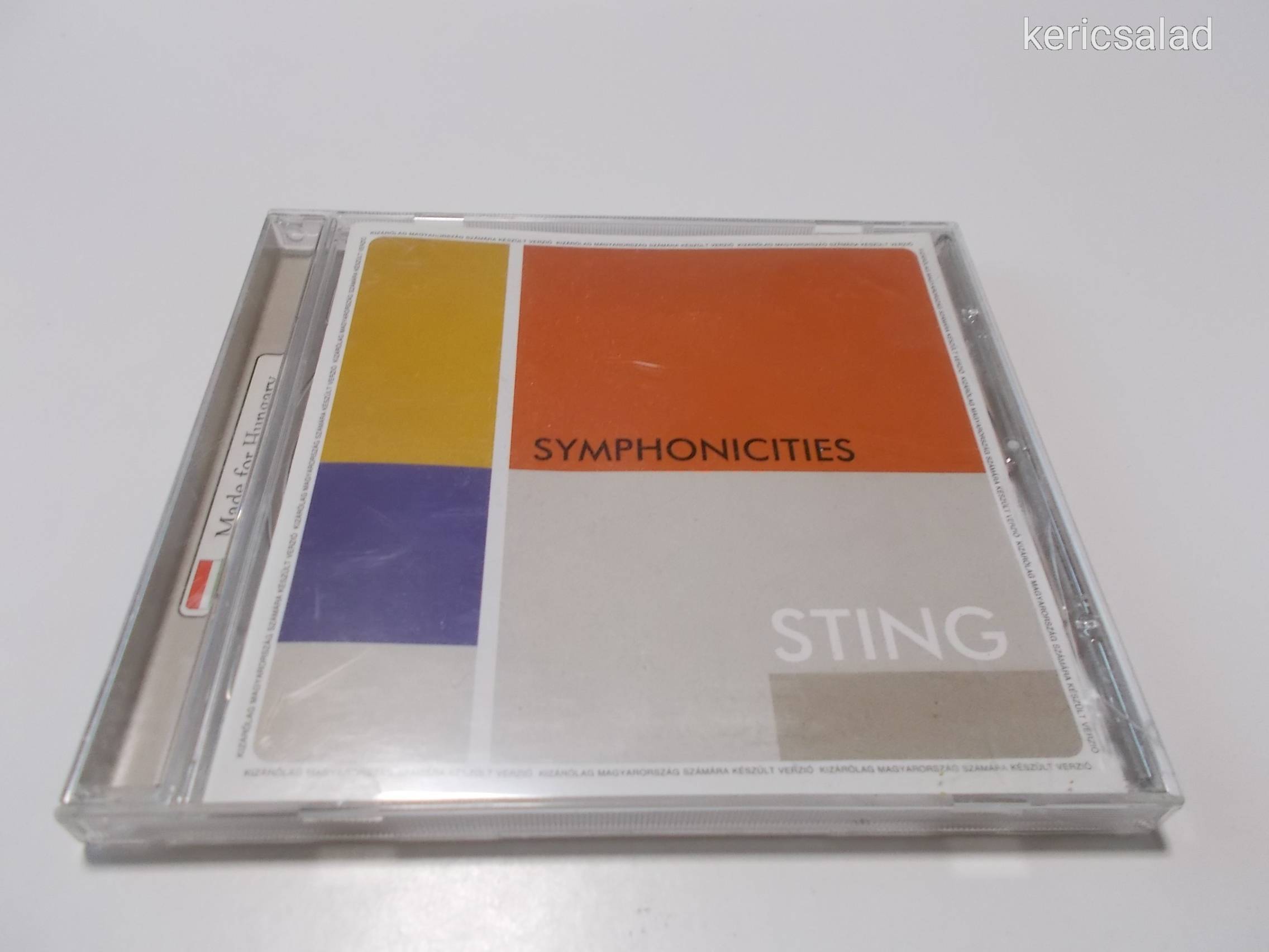 Sting: Symphonicities cd 2010