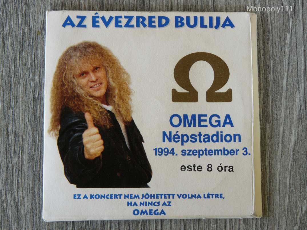 Omega - Az évezred bulija mini CD