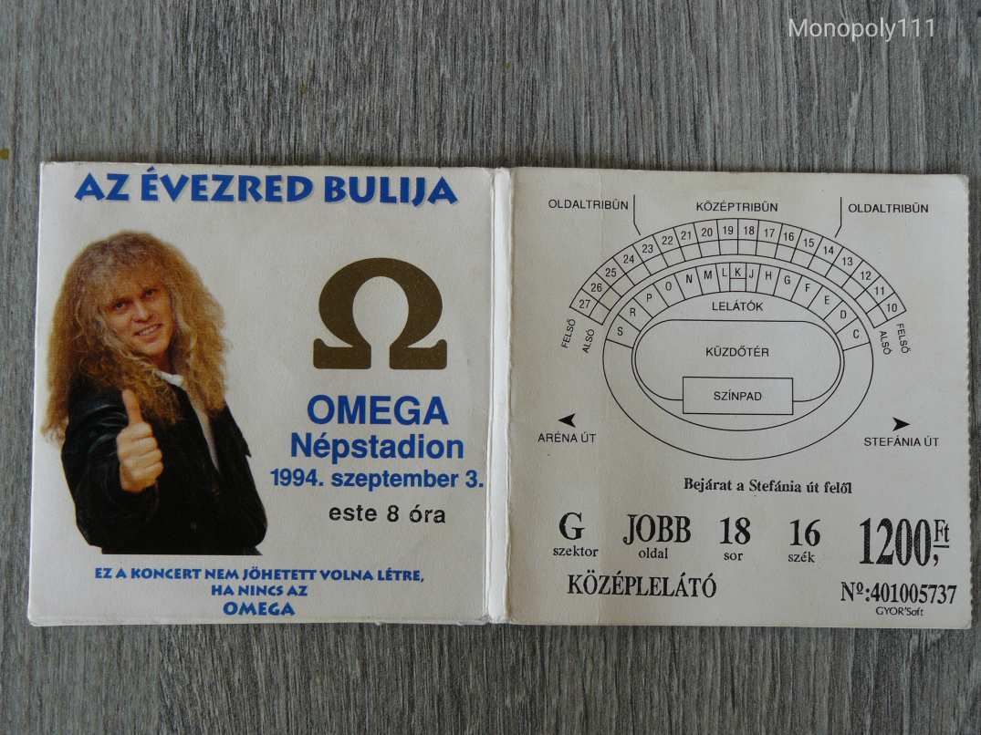 Omega - Az évezred bulija mini CD
