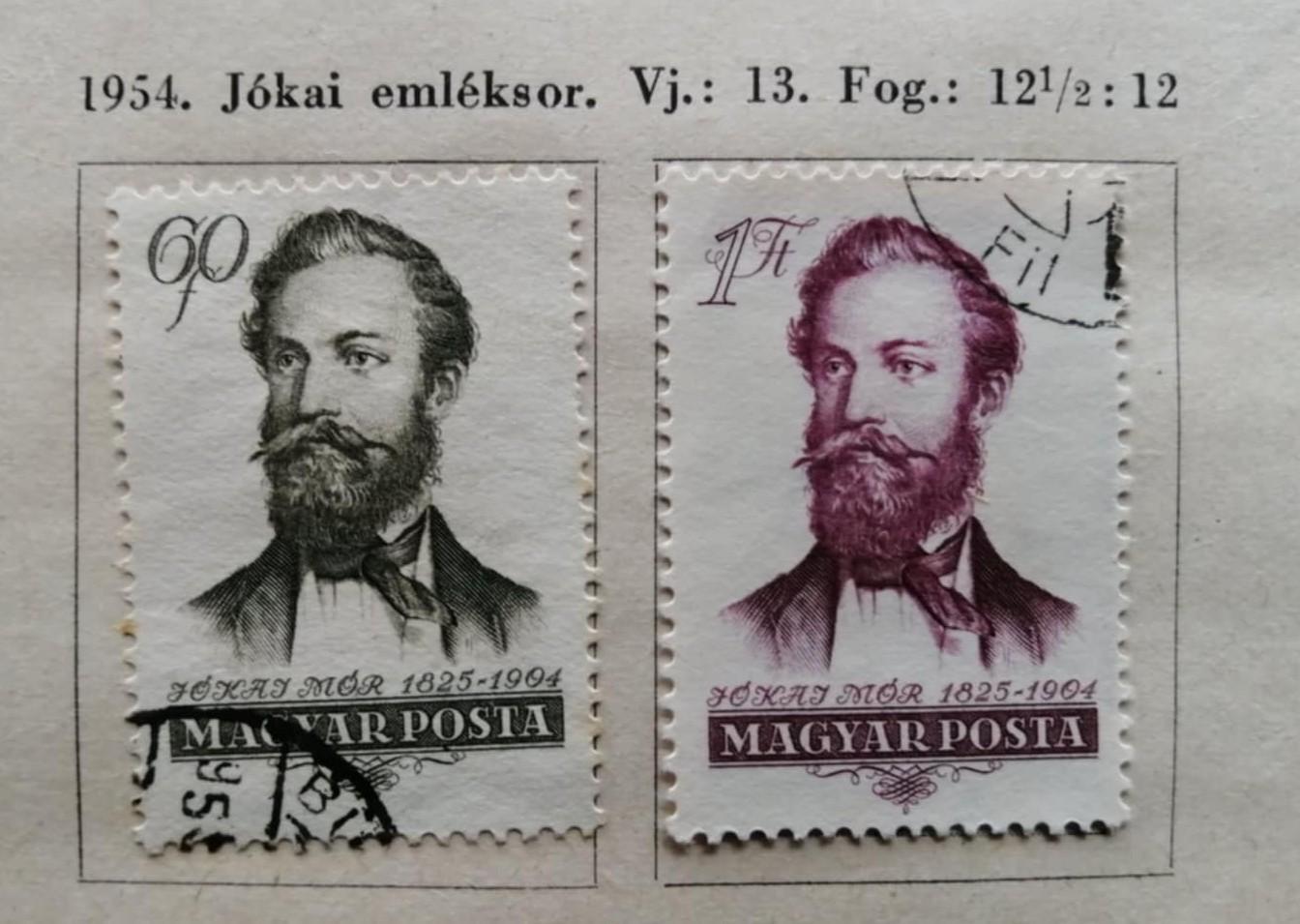 Magyarország, 1955, Magyar költők, írók, Jókai emlékév 1954