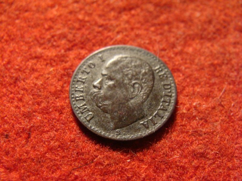 Olaszország kicsi bronz 1 centesimo 1895