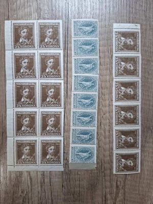 1923-as Petőfi Sándor 10,25 koronás összefüggésben** Kat ár 7.200.-Ft