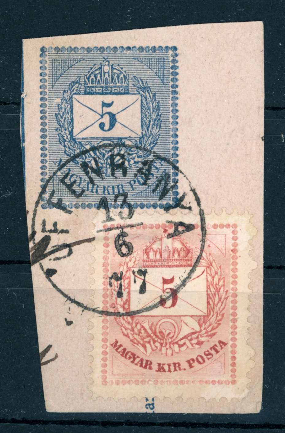 1874 krajcáros OFFENBÁNYA bélyegzés Torda-Aranyos Romania Gudlin E3.15 / 150 pont (e67)