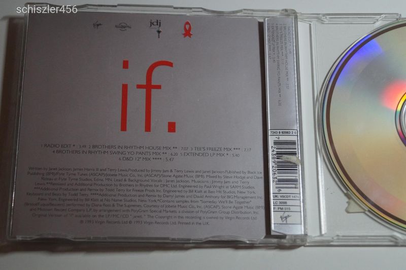 Janet Jackson &ndash; If Maxi Cd