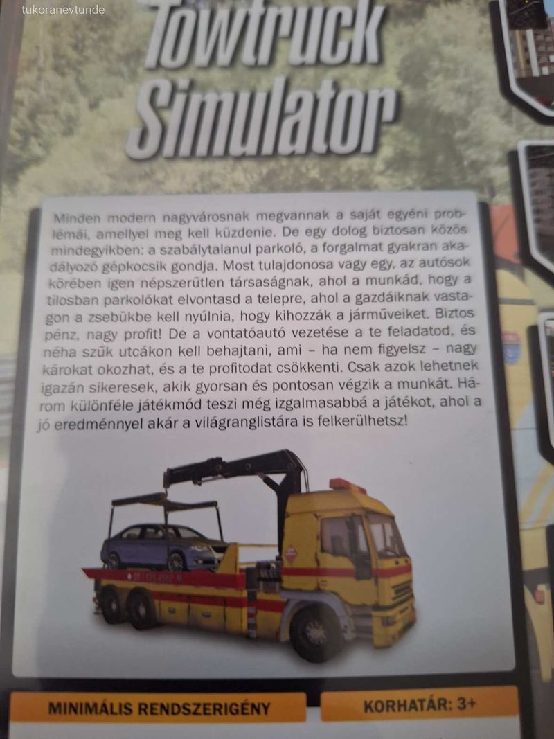 Towtruck Simulator pc-cd rom