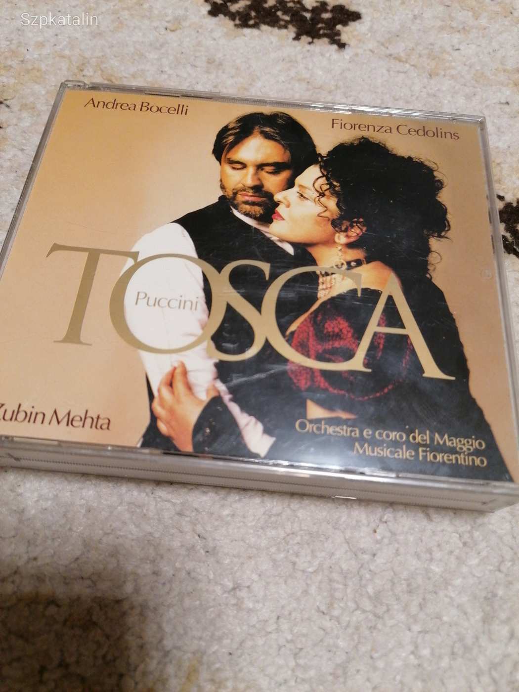 CD - Puccini - Tosca (Bocelli, Mehta) 2cd