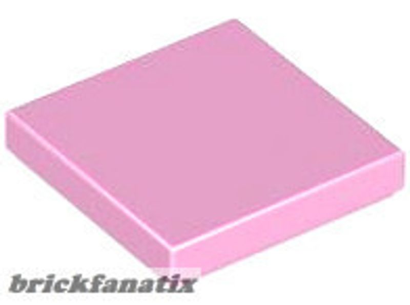 Lego Flat Tile 2X2, Rose