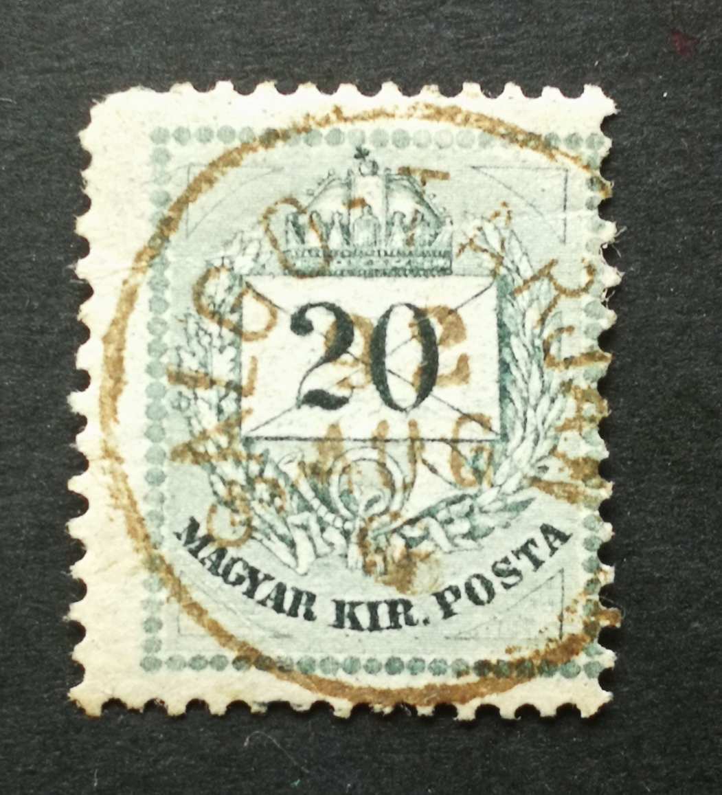 Magyarország 1881 Színesszámú krajcáros 20 Kr E12:11 3/4 SALGÓ-TARJÁN H