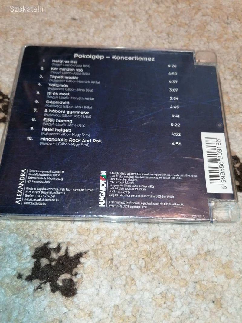 CD - Pokolgép - Koncertlemez