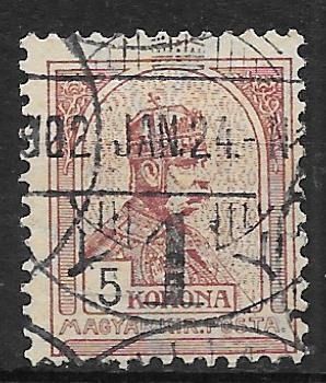 1900. Turul 5 K bélyeg ( 13 000 )