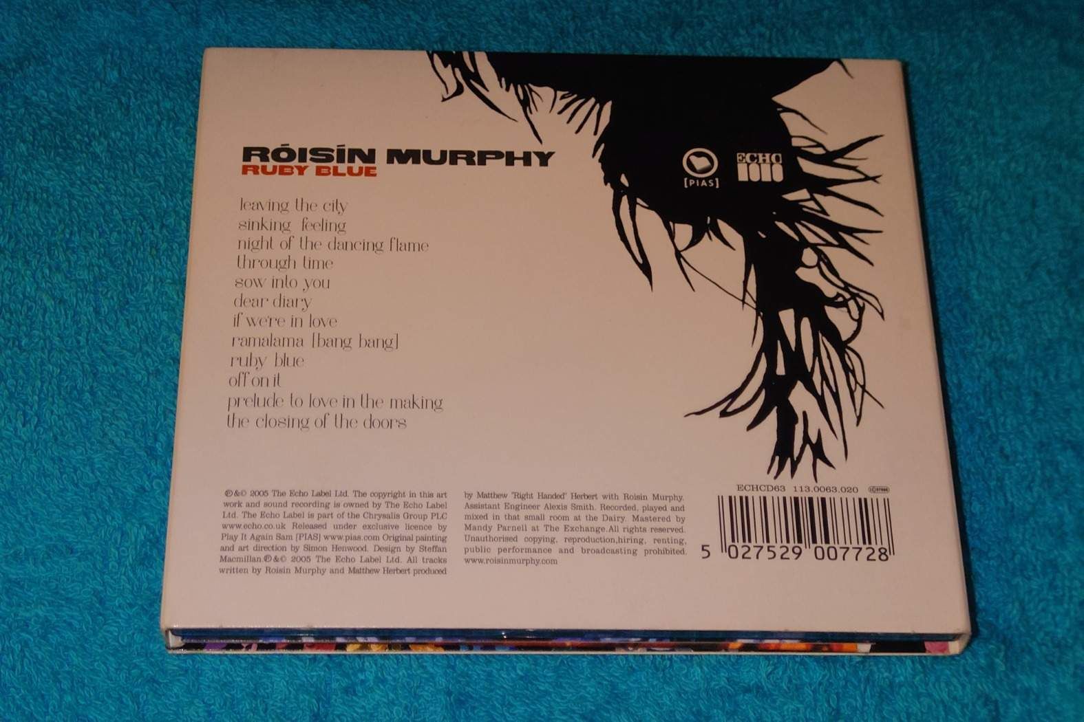 Róisín Murphy &ndash; Ruby Blue CD