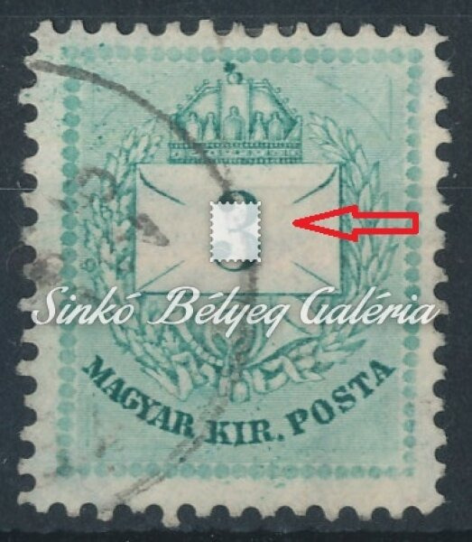 1881. Színesszámú krajcáros 3kr