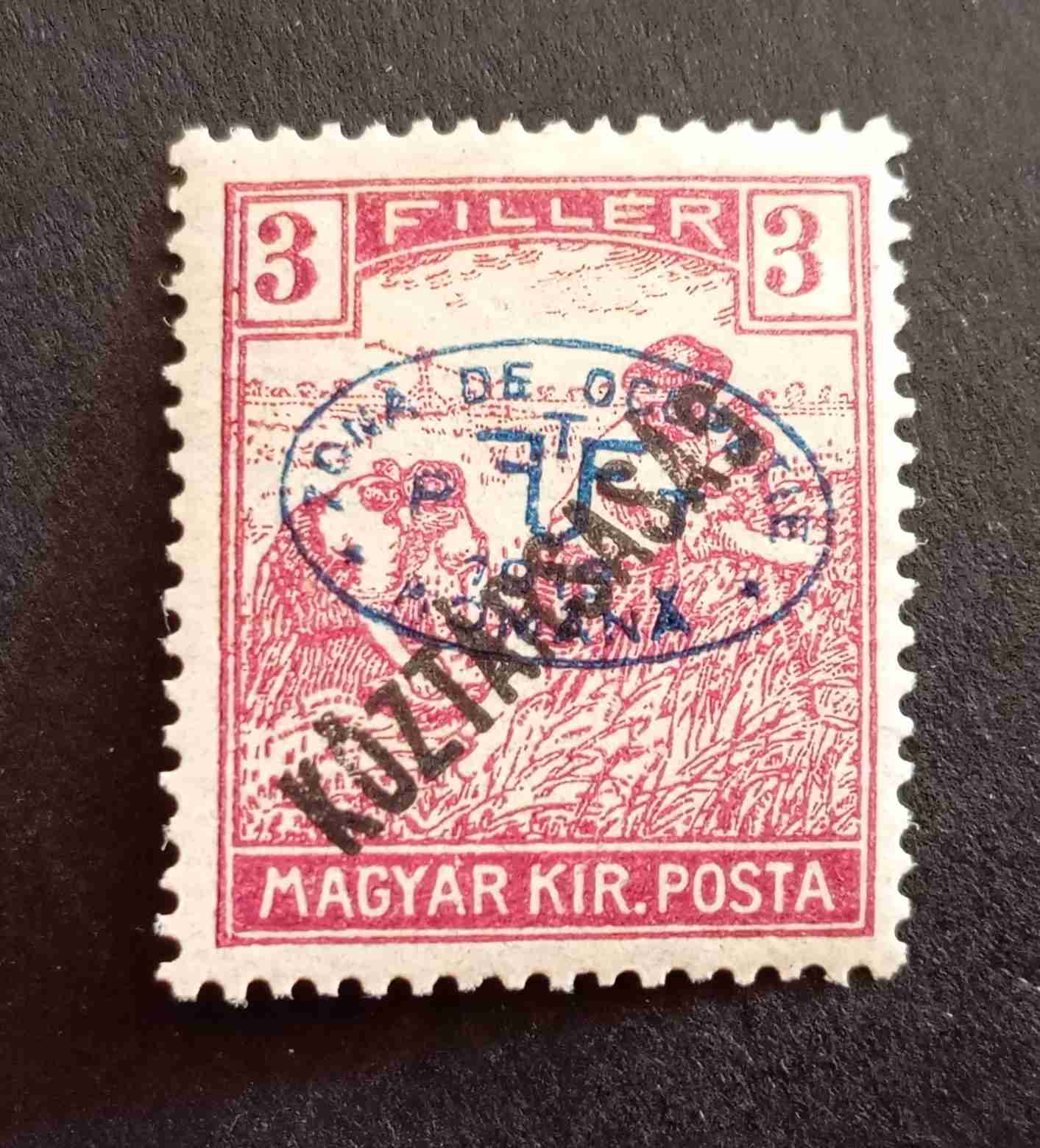 Magyarország 1919 Debrecen román megszállás Arató/Köztársaság 3 F falcos H