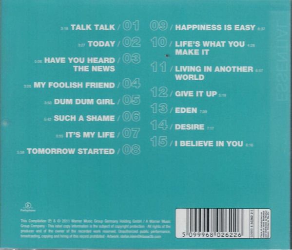 Talk Talk - Essential CD Új, bontatlan