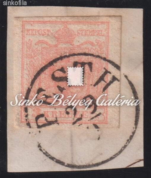 1850. Könyvnyomat 3kr, PESTH