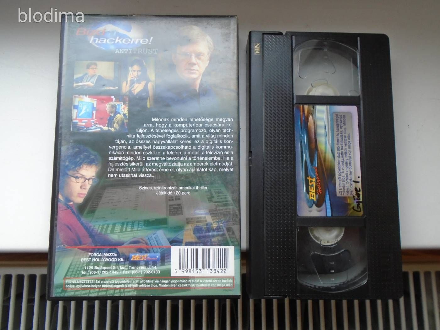VHS  BÍZD A HACKERRE TIM ROBBINS