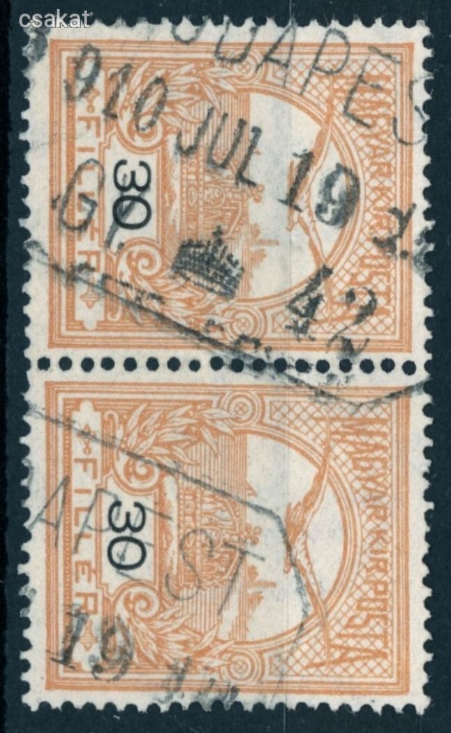 1909 turul BUDAPEST / 42 gyújtő bélyegzés 100 pont (e24)