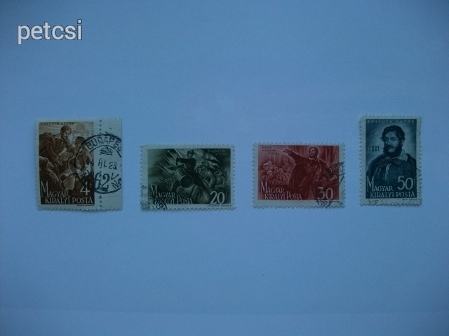 Magyar bélyeg / bélyegsor Kossuth Lajos 1944 2.