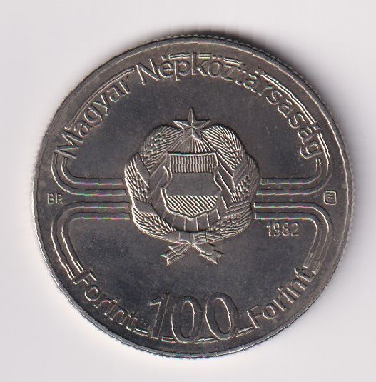 1982.BU Labdarúgó VB. 100 Forint