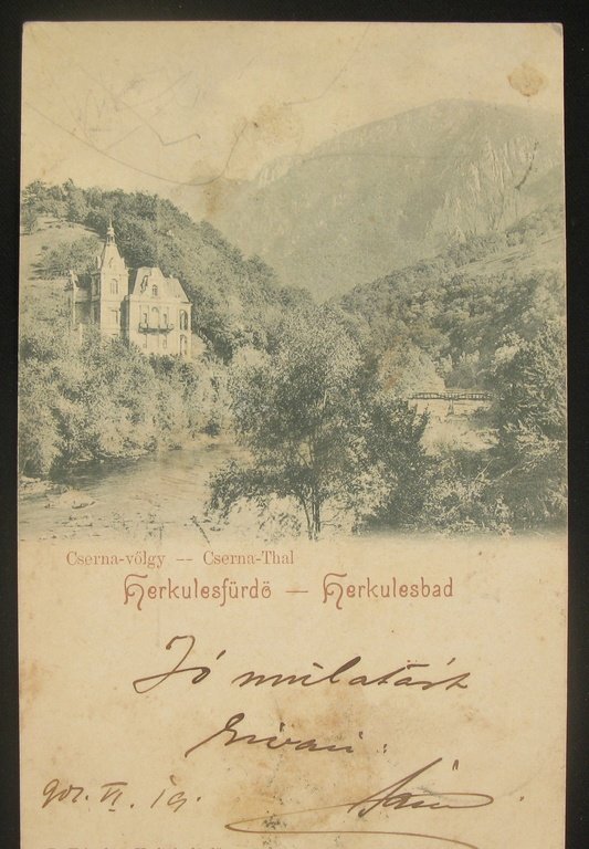 Herkulesfürdő (Erdély), Cserna völgy