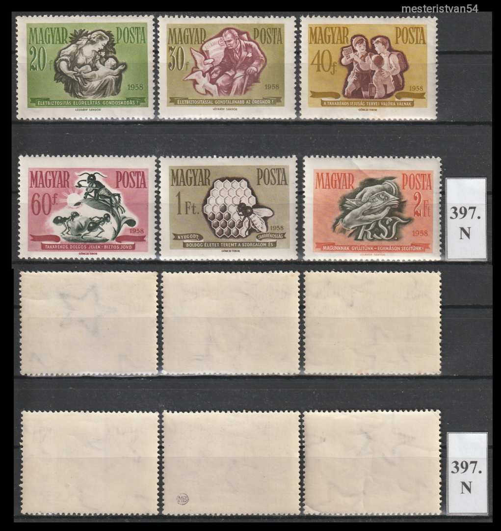 1958.Takarékosság és biztosítás** N-397