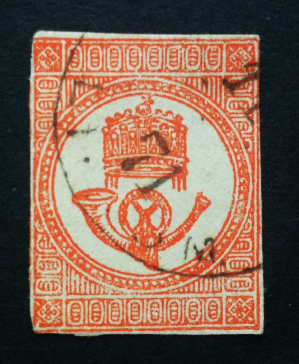 Magyarország 1871 kőnyomat hírlapbélyeg G3
