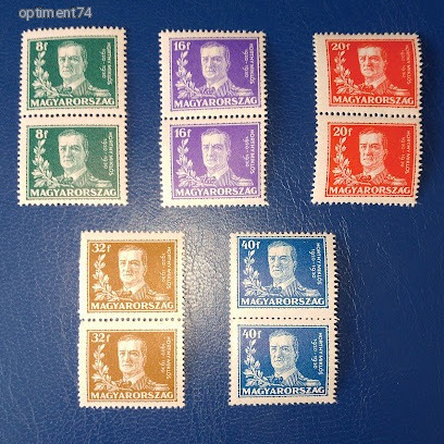 1930. 10 éves kormányzói évforduló teljes sor párban - Postatiszta, flcmentes bélyegek