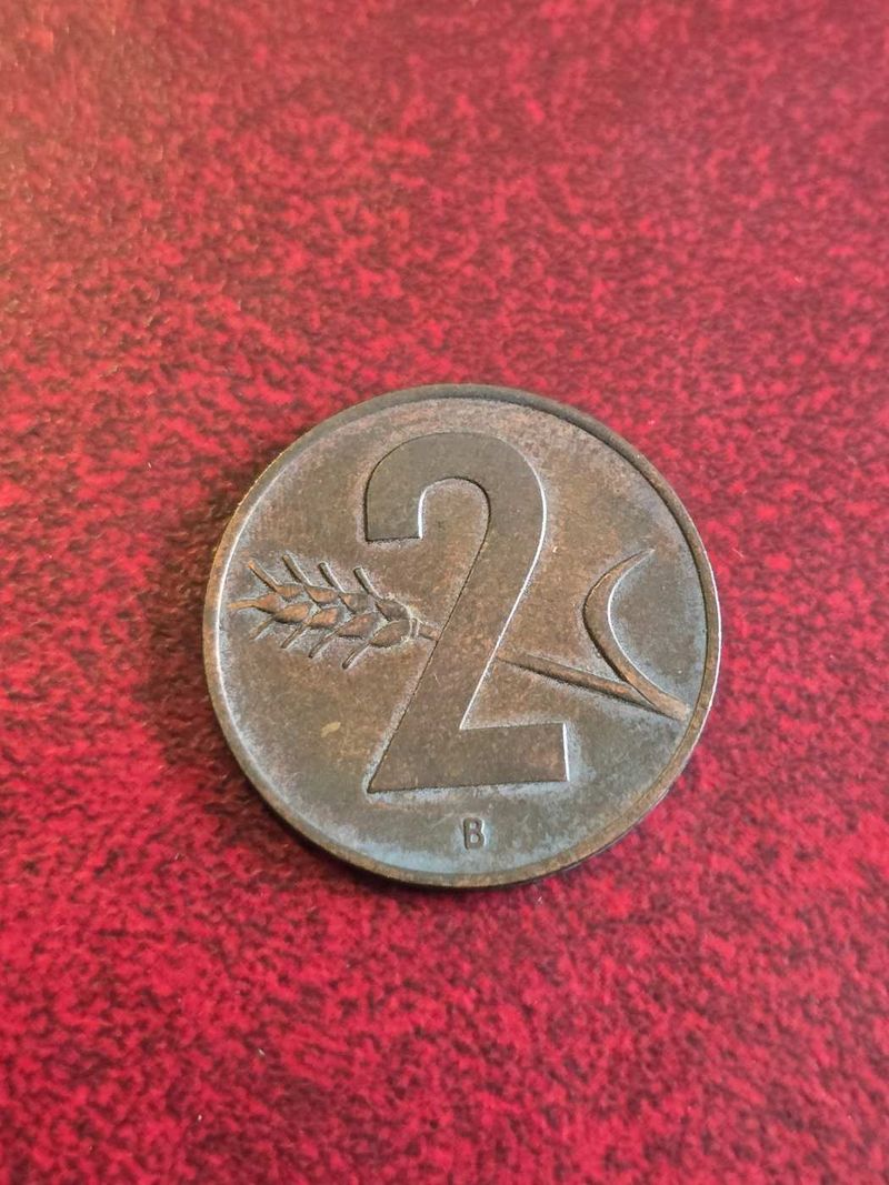 2 rappen 1963 B Svájc