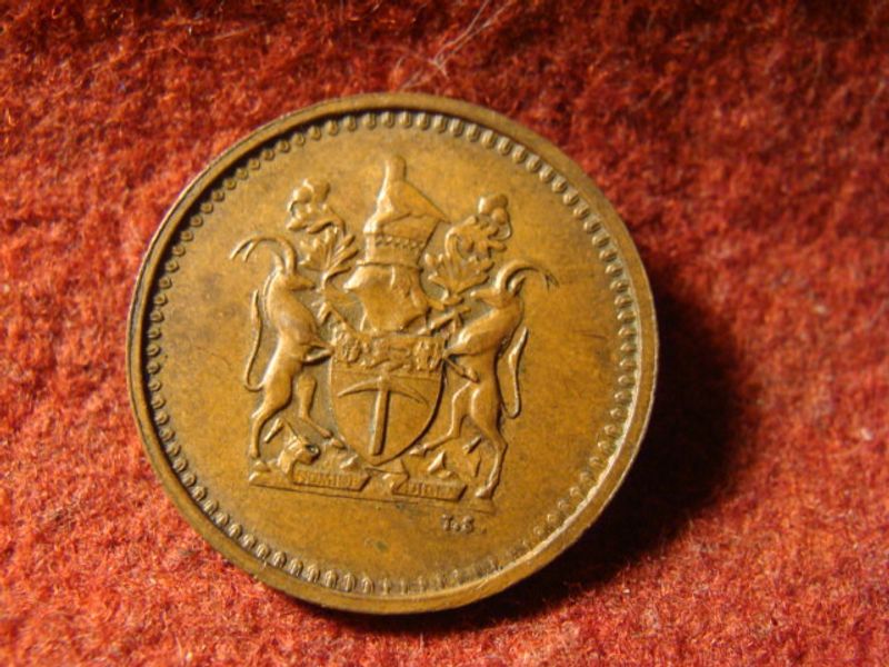 Rodézia bronz 1 cent 1970