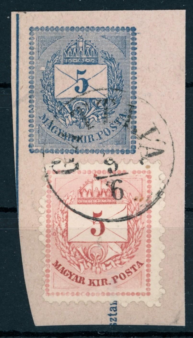 1874 krajcáros GATTAJA bélyegzés kivágáson Temes Romania Gudlin E2.2 / 100 pont (e51)