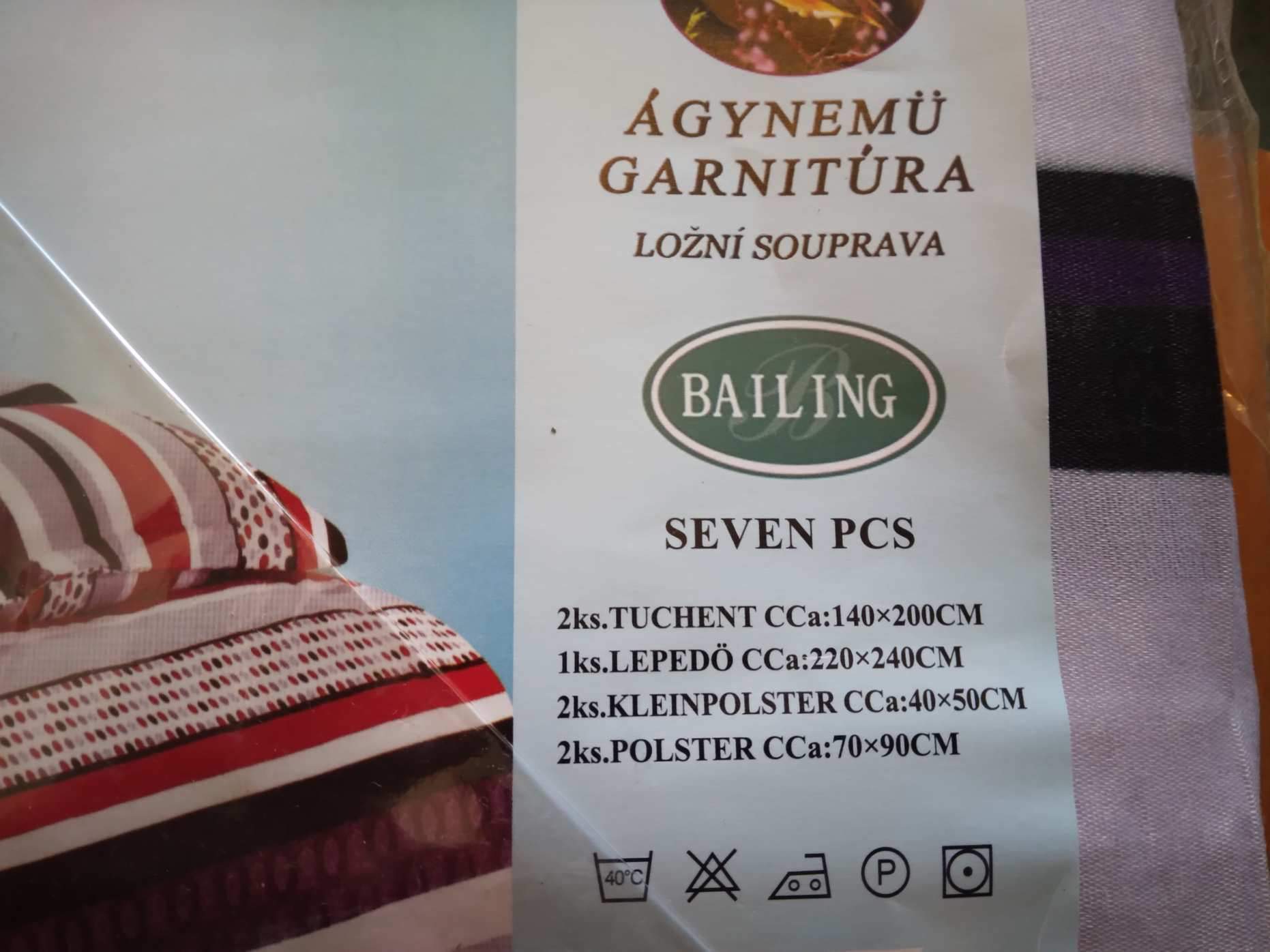 Ágynemű garnitúra 7 darabos