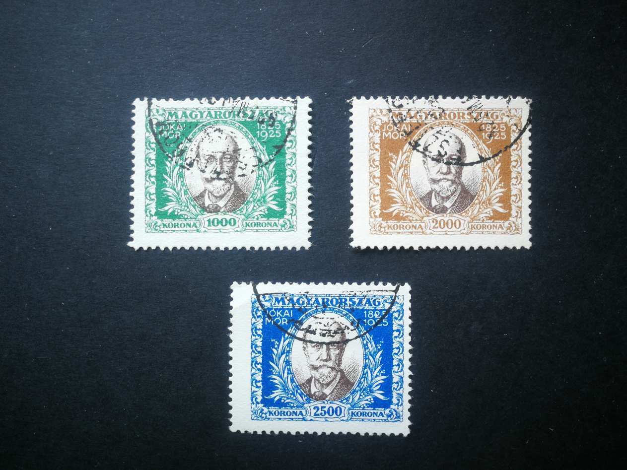 Magyarország 1925 Jókai pecsételt D